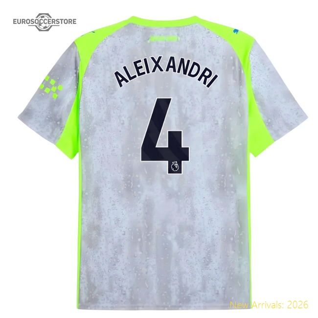 Authentic 2025-2026 Man City Third Shirt (aleixandri 4) - Premium
