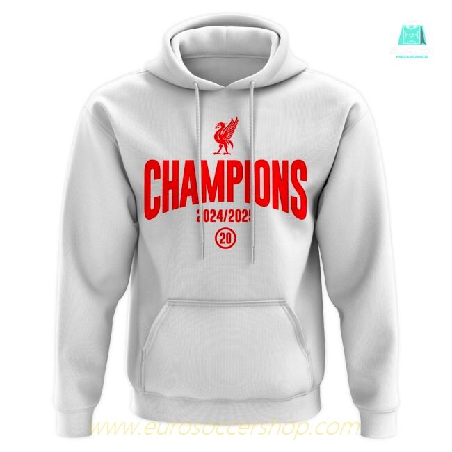 Liverpool 2024-2025 Champions Hoody (White)