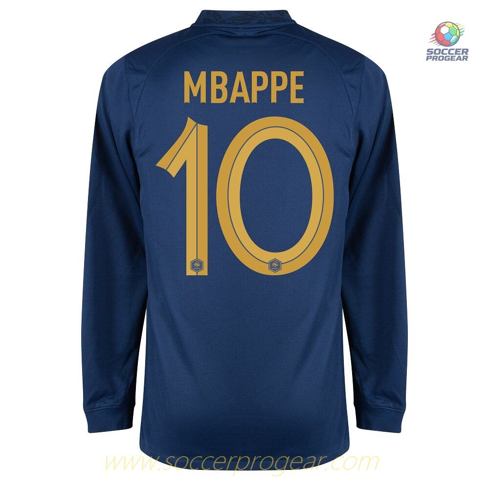FRANCE High Quality HOME JERSEY WORLD CUP 2022 MBAPPE ML