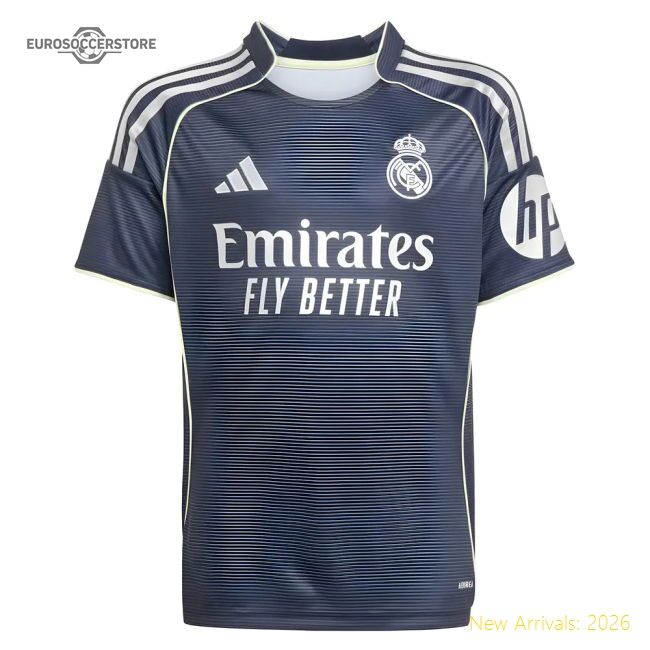 Match-ready Away Real Madrid Jersey 2025-2026 Quick-dry