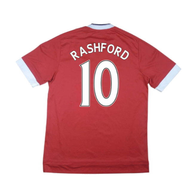 Manchester United 2015-16 Home Shirt (Excellent) (Rashford 10)