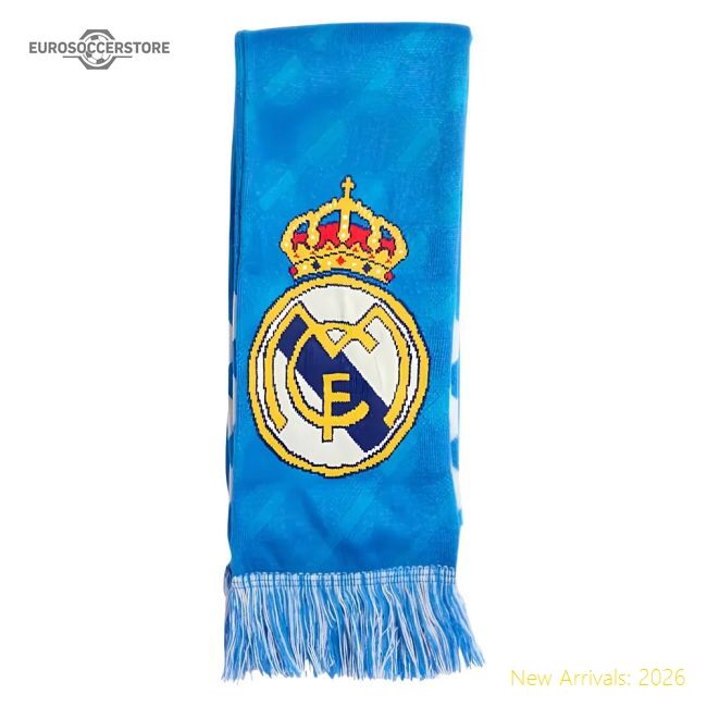 Exceptional 2025-2026 Real Madrid Third Scarf (blue) - Great Value
