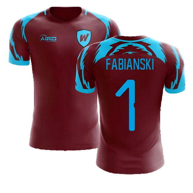 Premium Quality Football West Ham Home Concept Football Shirt Fabi...