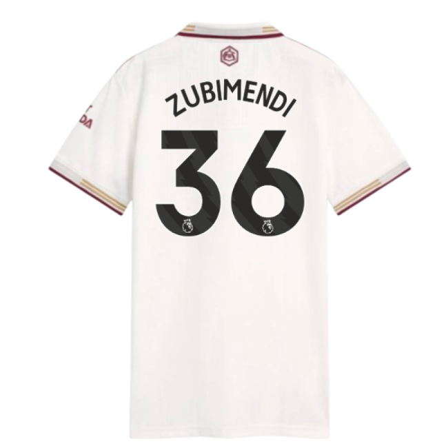 Arsenal Third Football Jersey 2025-20 Zubimendi 36 M S L Men Women