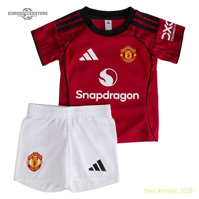 Authentic 2025-2026 Man Utd Home Baby Kit (ronaldo 7) - Premium
