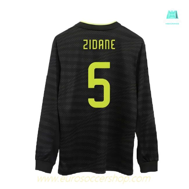 2022-2023 Real Madrid Authentic Long Sleeve Third Shirt (ZIDANE 5)