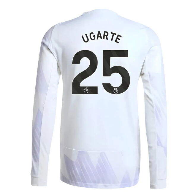 2025-2026 Man Utd Authentic Long Sleeve Away Shirt (Ugarte 25) (Col...