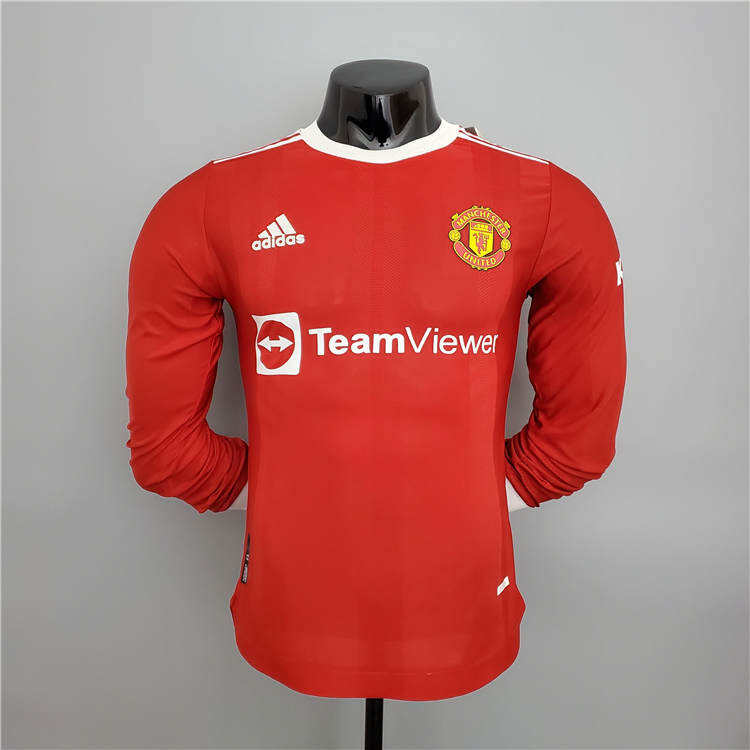 Manchester United 21-22 Home Red Soccer Jersey Football Shirt