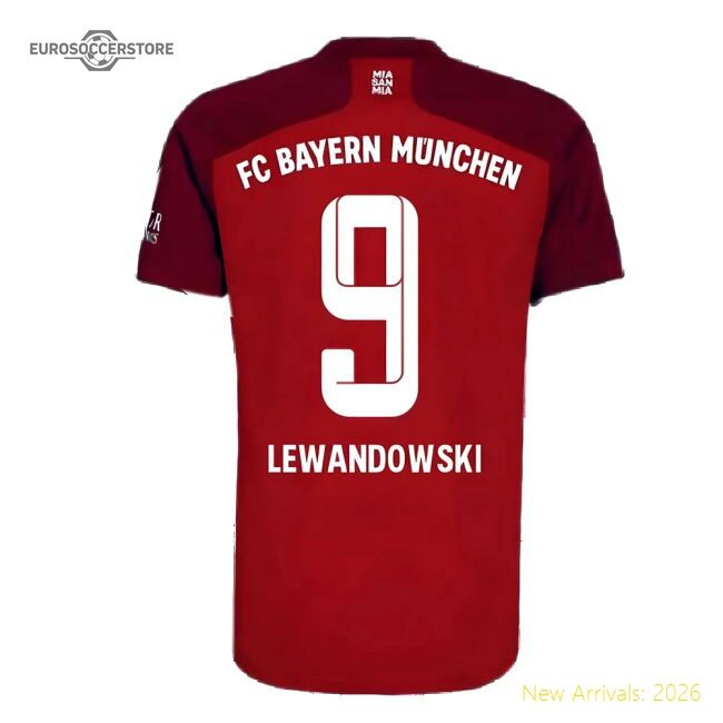 2021-2022 Bayern Munich Home Kit (lewandowski 9) - Unbeatable Value
