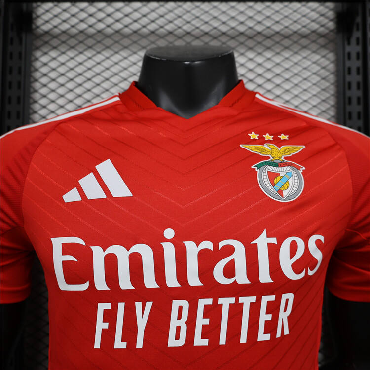 Benfica 2425 Home Red Soccer Jersey Football Shirt Authentic Version