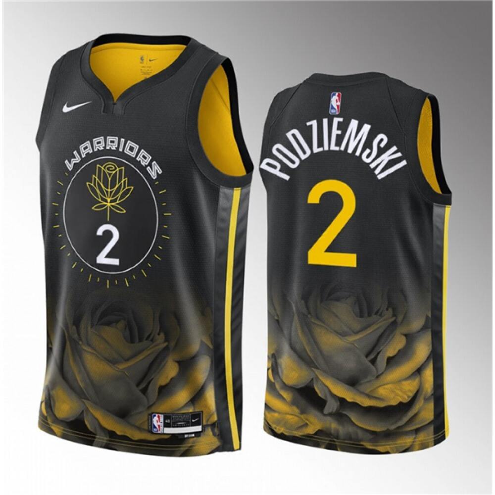Authentic Jersey Golden State Warriors 2 Black - City Edition