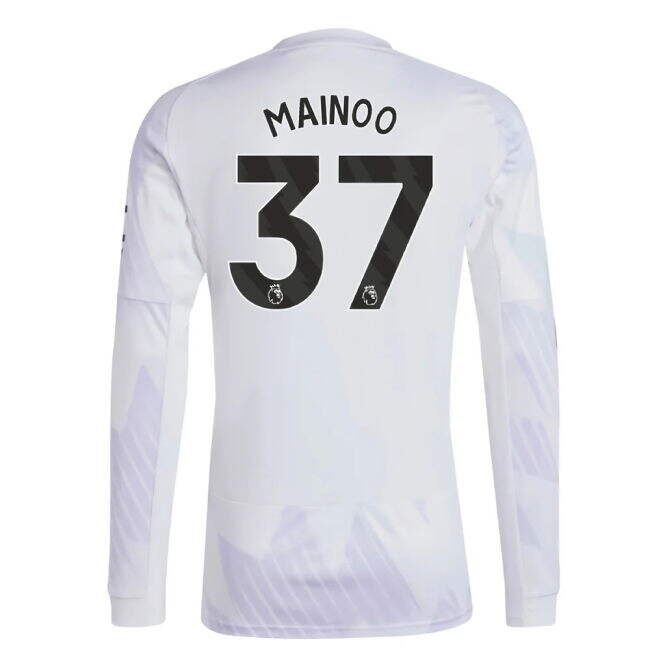 Man Utd 2025-20 Away Jersey Mainoo #37 L M S