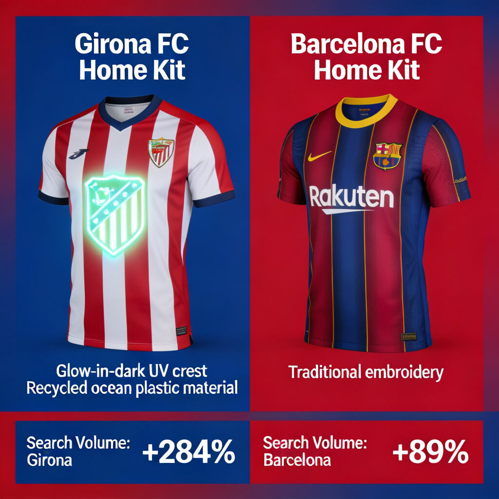Girona FC Home Kit Barcelona FC Home Kit