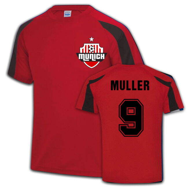 Durable Material Bayern Muller #9 Modern Style Fan Gear Football Kit