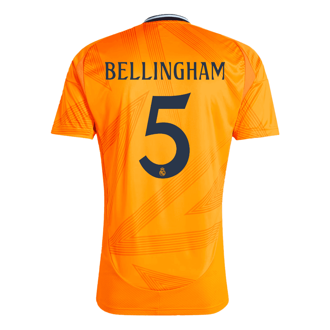 BELLINGHAM #5 Real Madrid Away  Soccer Jersey 2024/25 Authentic Kit