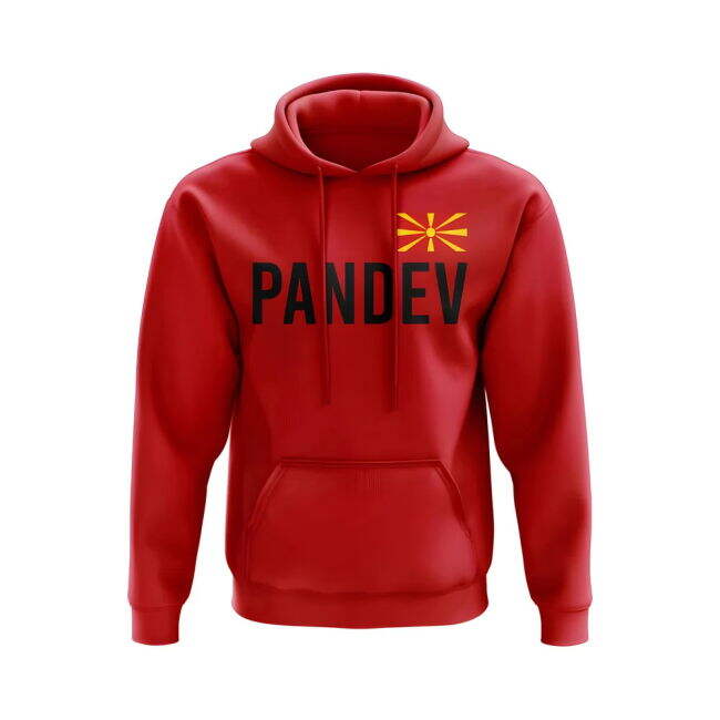 Goran Pandev Macedonia Name Hoody (Red) Official Performance