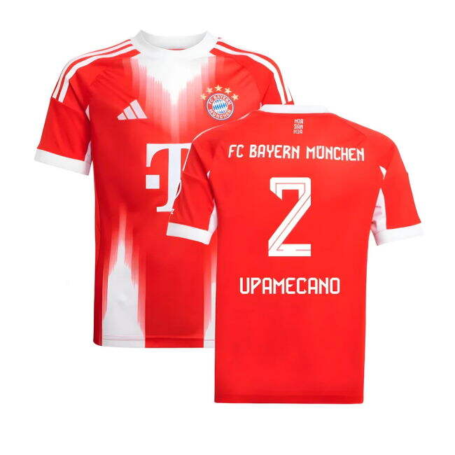 Superior Craftsmanship True Bayern Upamecano #2 Updated Design Jers...