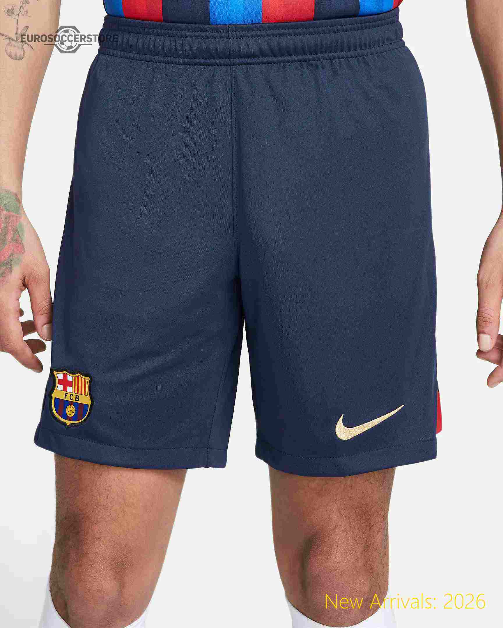 Men Bar Fc Barcelona Home Shorts Home Top-grade Jersey 2023