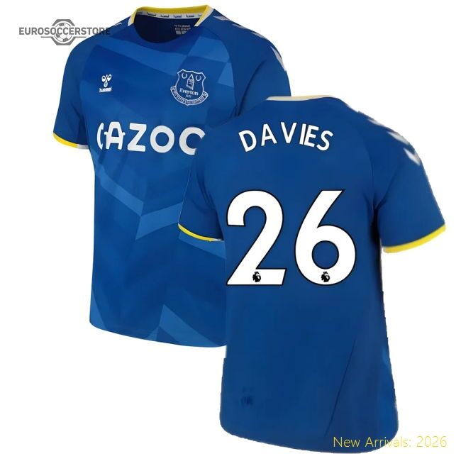 Premium 2021-2022 Everton Home Shirt (davies 26) - Premium Quality