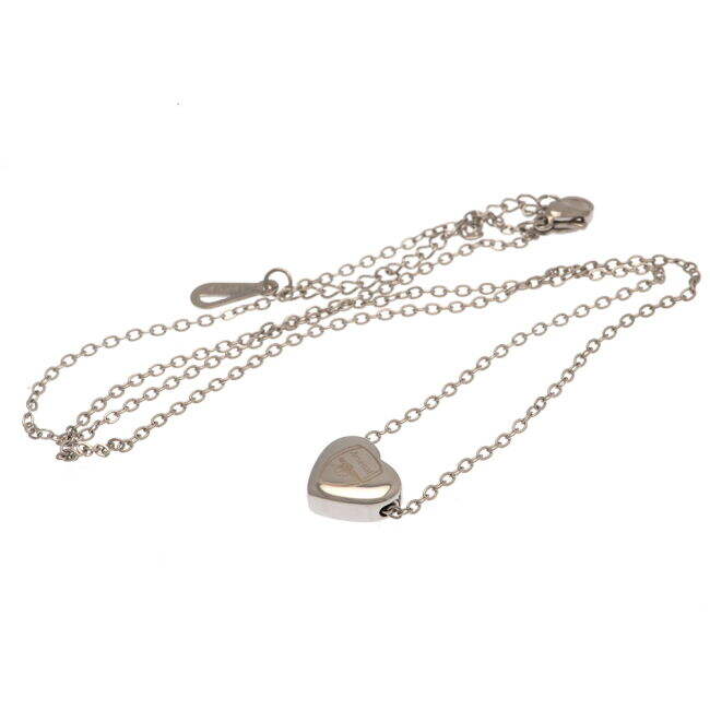 Arsenal FC Stainless Steel Heart Necklace - game day