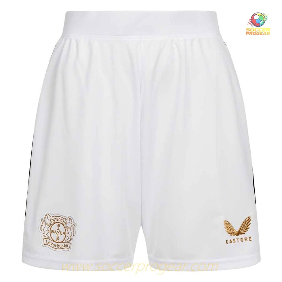 Team Jersey Soccer Uniform Youth Leverkusen Away 2024-2025 Season