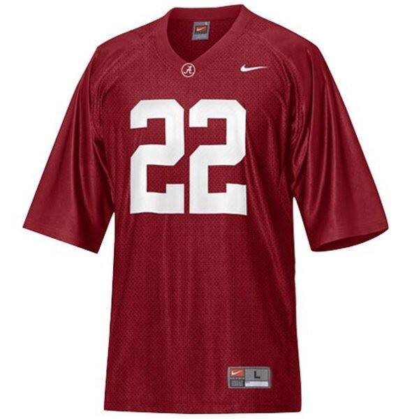 Men Alabama Crimson Tide #22 Mark Ingram Men Red V8b Jersey