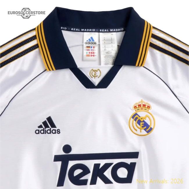 Official Home Real Madrid Jersey 2025-2026 Flexible Quick-dry