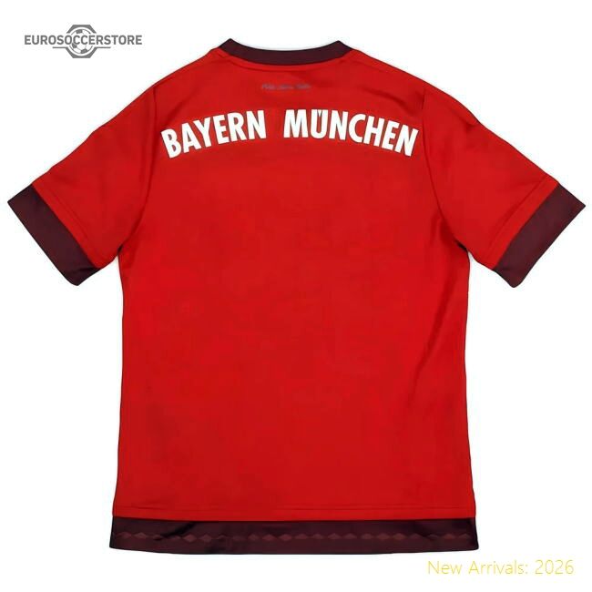 Bayern Munich 2015-16 Home Jersey (xl) (very Good) - Fan Design