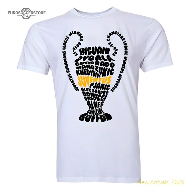 Elite Juve Champions League Trophy Winners T-shirt (white) - Kids
