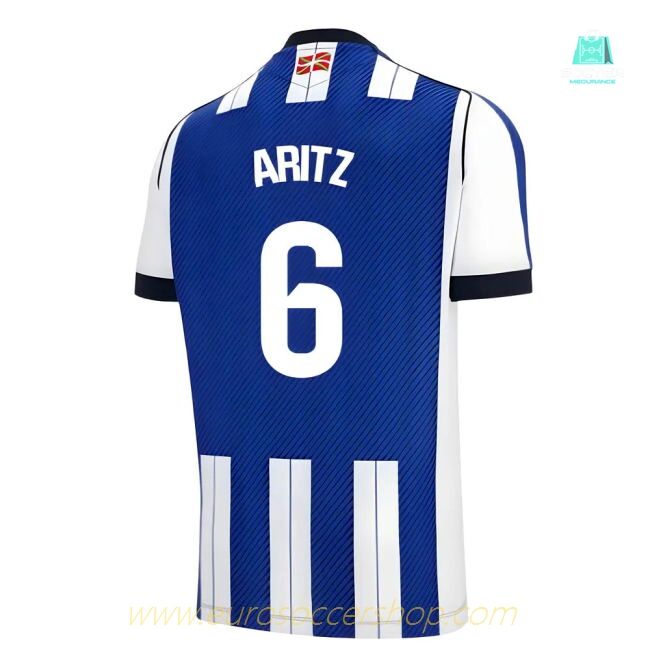 2025-2026 Real Sociedad Home Shirt (Aritz 6)