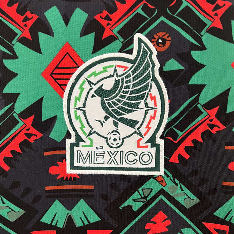 2324 MEXICO GREENBLACK SOCCER JERSEY FOOTBALL SHIRT - Official