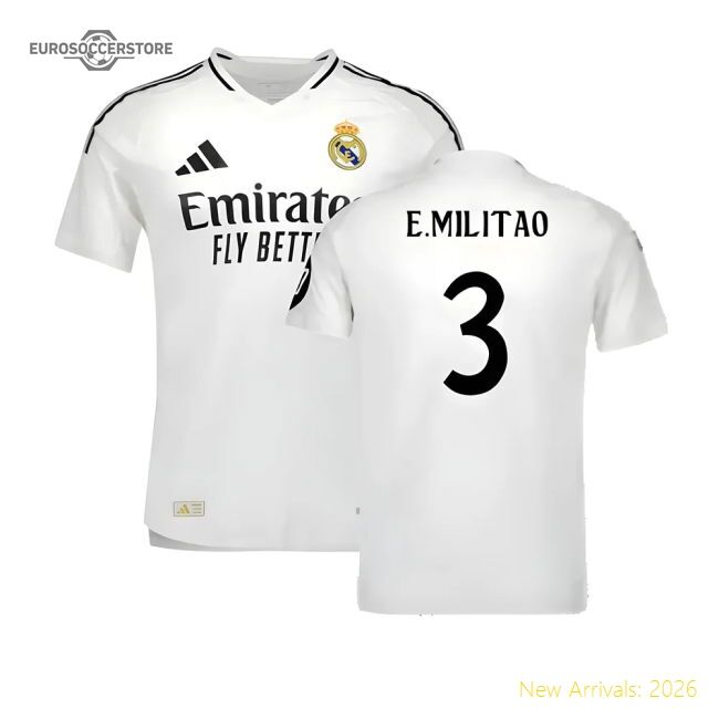 Top-grade 2024-2025 Real Madrid Authentic First Jersey (emilitao 3)