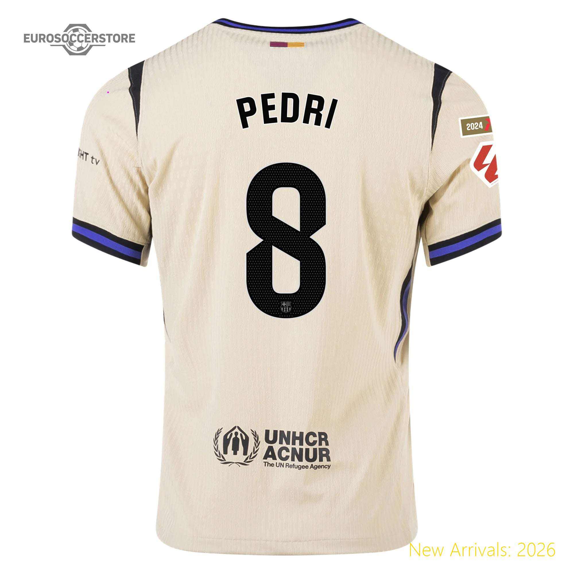 Stylish Men Bar Pedri Barcelona Away Away Elite Jersey 2023
