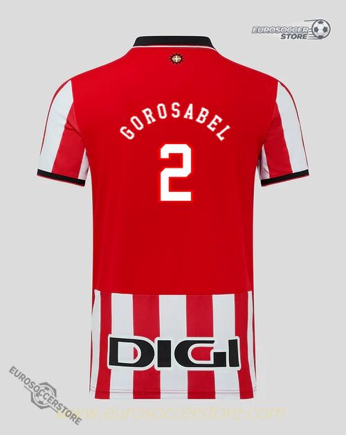 Athletic Club 25-26 Season Home GOROSABEL Number 2 Football Jersey
