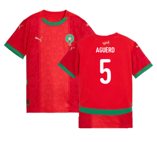 Highperformance Morocco Kids 20242025 Home Shirt Modern