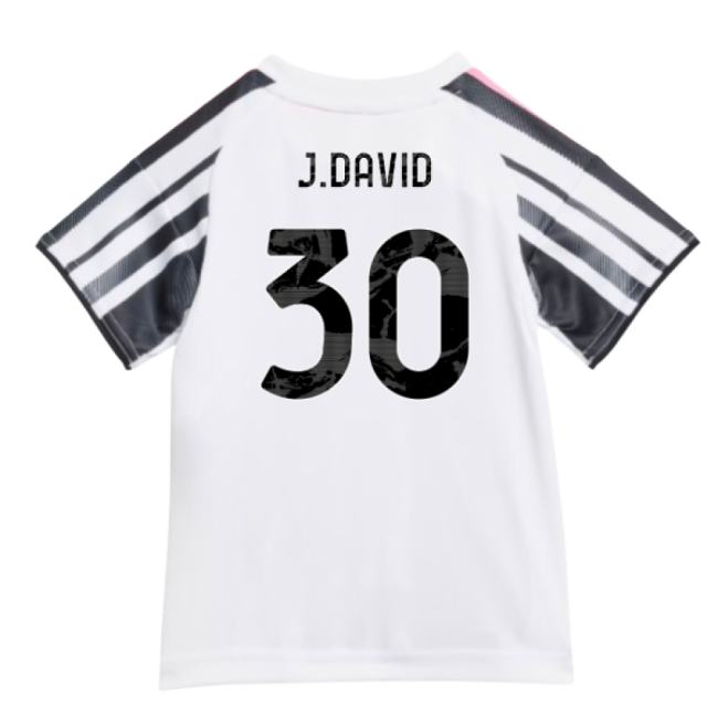 2025-2026 Juve Baby Home Kit (Baby) (J.David 30) Reinforced Seams