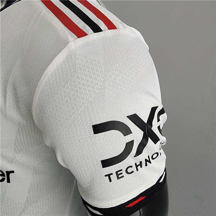 Manchester United 2223 Away Kit White Soccer Jersey Authentic Version