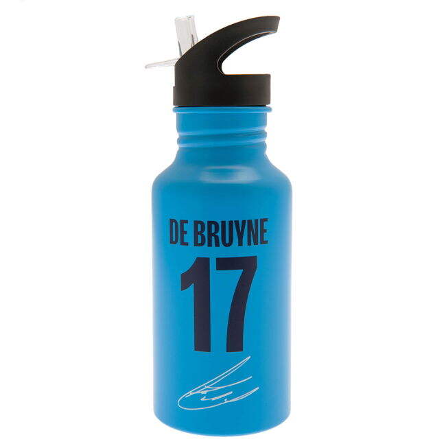 Manchester City FC Aluminium Drinks Bottle De Bruyne - fan gear