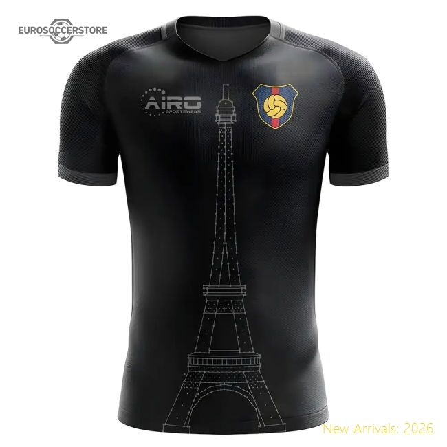 Genuine Official 2025-2026 Paris Tower Concept Football Shirt