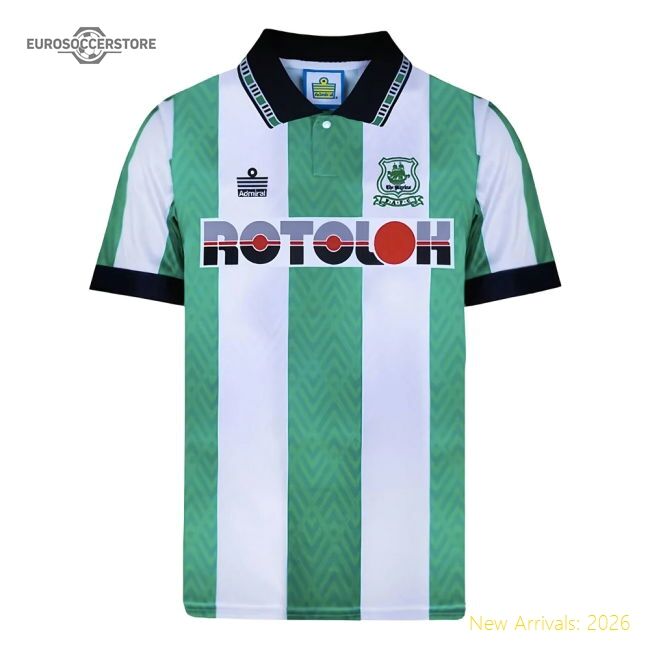 Excellent Plymouth Argyle 1992 Admiral Home Shirt - Match Day Jersey