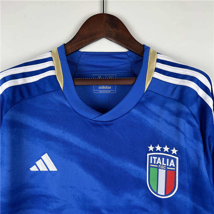 2023 Italy Home Long Sleeve Shirt - Official Replica 6246
