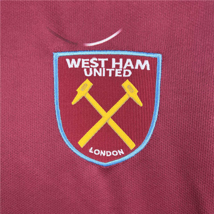 West Ham United 2324 Football Shirt Home Red Soccer Shirt - Official