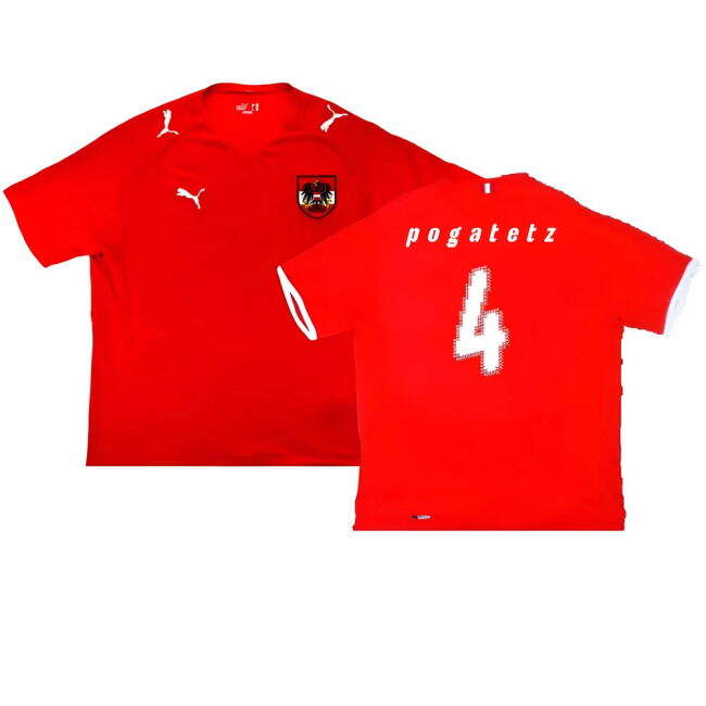 Authentic Austria 2008-09 Home Soccer Cup Player Soccer Match