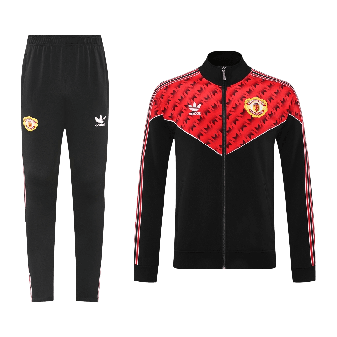 Manchester United Jacket Tracksuit 2025/26 Red&Black