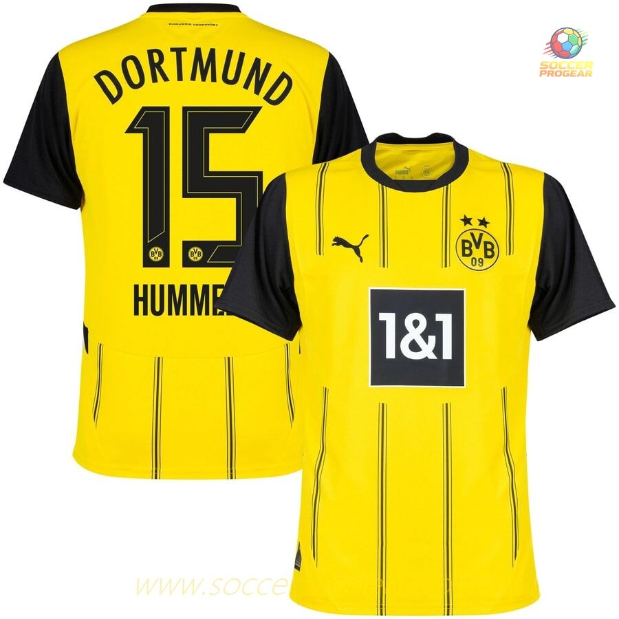 Team Football Jersey Dortmund Home 2024-2025 Season Hummels