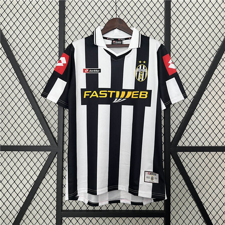 0102 Juventus Retro Home Soccer Football Shirt - Official Replica 47