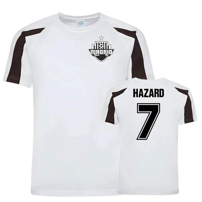 RM Football Shirt (White/Black) UV Protection Reinforced Seams
