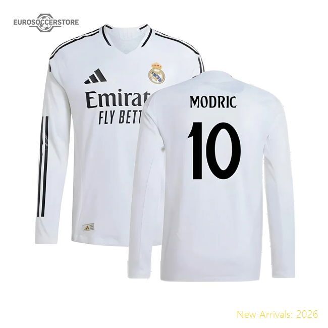 Real Spanish Football Modric Home Official Jersey Advanced Textile