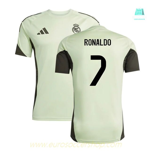 2025-2026 Real Madrid Training Jersey (Almost Lime) (Ronaldo 7)