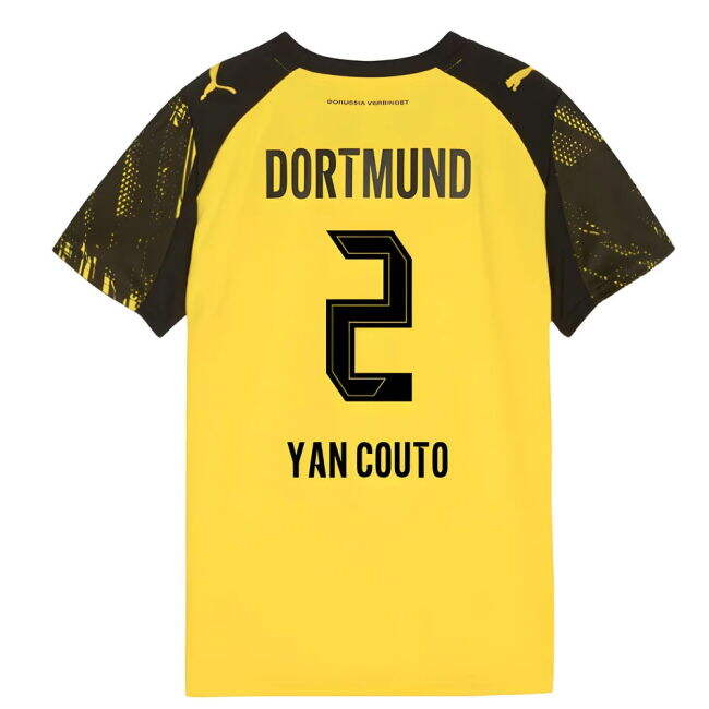 Borussia Dortmund 2025-2026 Home Jersey - Kids